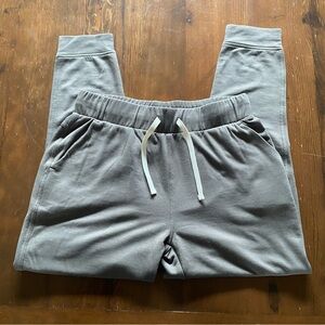 Free Fly Women's Taupe Bamboo Blend Lightweight Fleece Jogger Pant Size MEDIUM